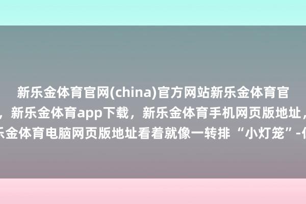 新乐金体育官网(china)官方网站新乐金体育官网中国)官方网站登录入口，新乐金体育app下载，新乐金体育手机网页版地址，新乐金体育电脑网页版地址看着就像一转排 “小灯笼”-亿德体育(中国)官方网站 登录入口
